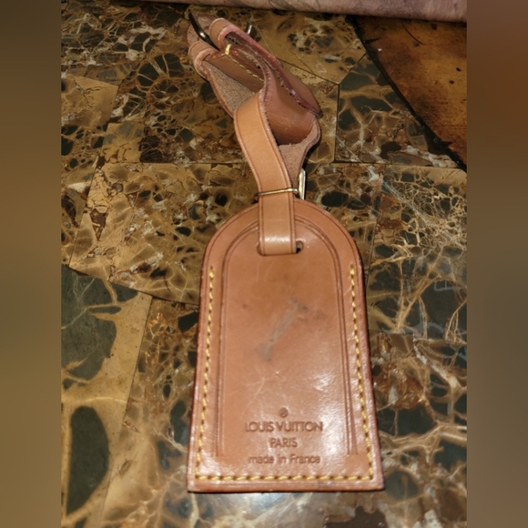 Louis Vuitton Tan Luggage Tag - Picture 4 of 4